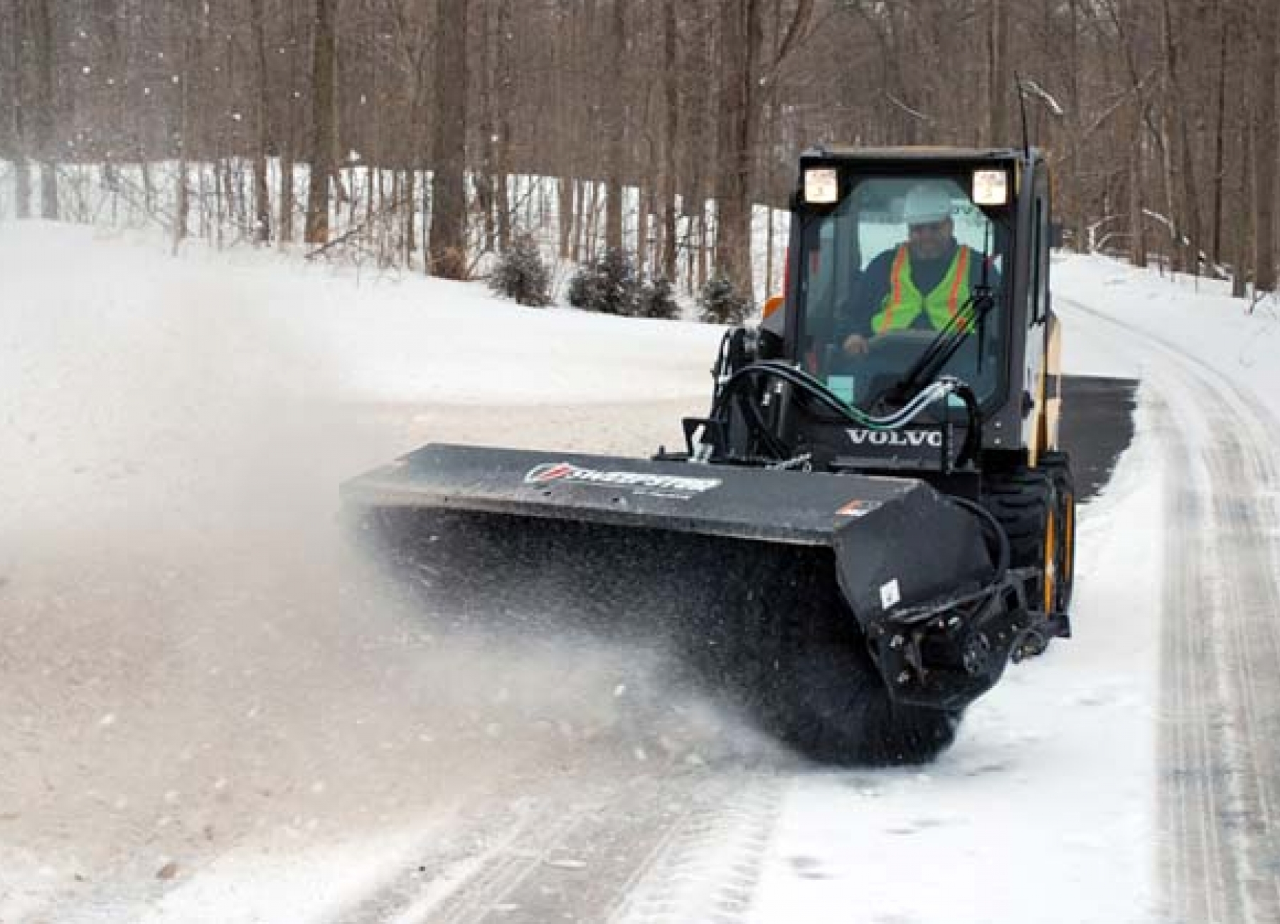 Angle Sweeper 7' Skid Steer Mount - Sweeper