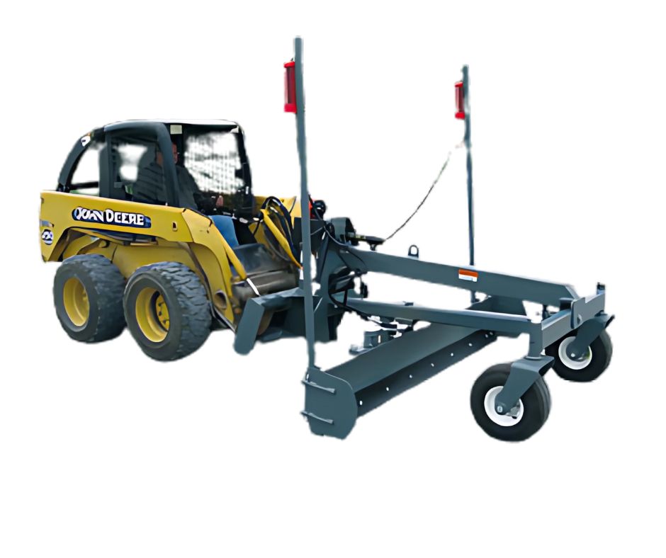 Optional Laser Poles for SSGB-8B - Skid Steer Grader Blade
