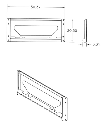 Bolt-On "Universal" Skid Steer Style Bracket - Quick Attach Brackets