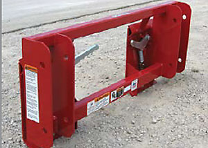 Adapter Bracket - Massey Ferguson 232/236/832/838/1032 Loader to Skid Steer - Loader Conversion Brackets