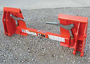 Adapter Bracket - Kubota LA852 Loader to Skid Steer - Loader Conversion Brackets