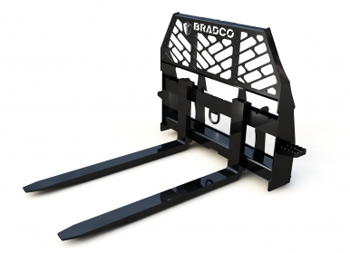 Skid Steer Pallet Fork Frame - Global Mount - Paladin Pallet Fork