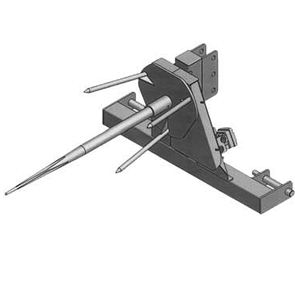 Round Bale Spin Unroller - 3-Point Cat. 2-3 - Bale Unroller