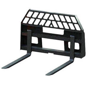 Loader Pallet Forks 2250 lb 42 in. Forks Skid Steere Style Quick Couplers - Compact Series Pallet Forks