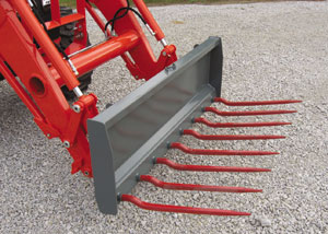 Manure/Silage/Debris Fork 50" - Universal Mount - Manure Fork