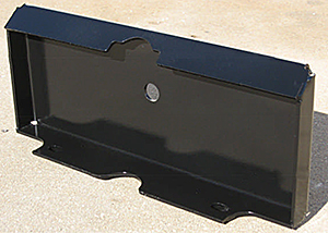 Weld-on Plate 1/4 - Converts to Universal Mini Skid Steer Mount - Weld-on Plates & Kits