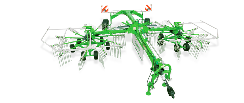 Rotary Rake with locking system option - Samasz Hay Rakes