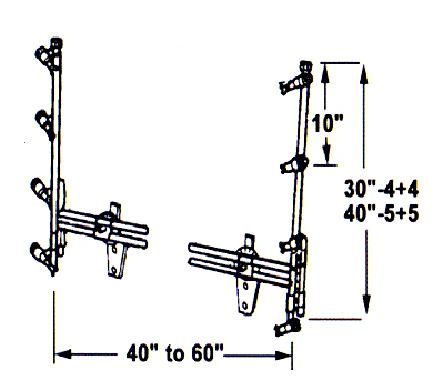 VerticalSpray Boom - 8 nozzles - 5-in-1 Sprayer