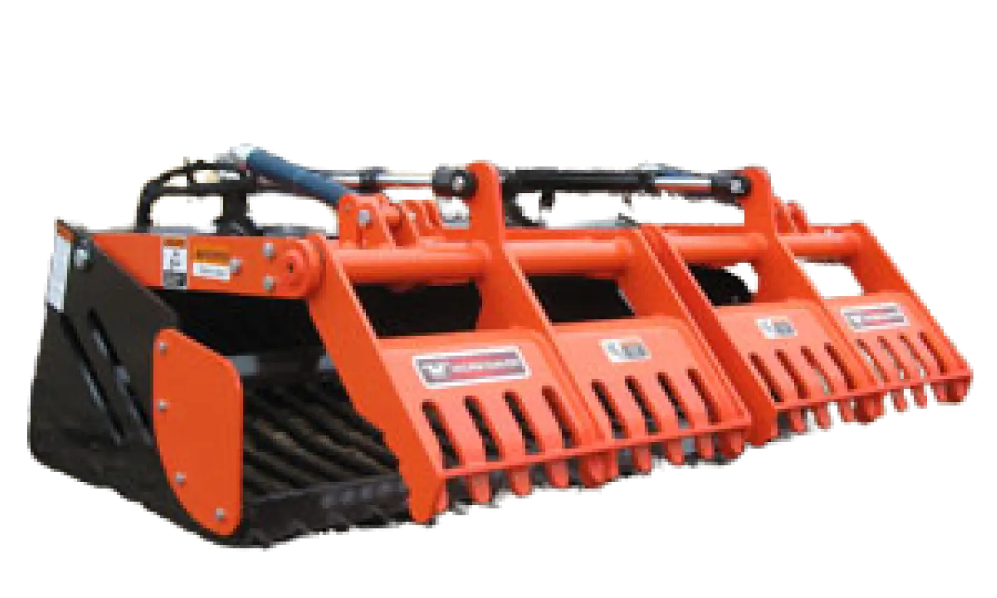 SARG Sweep Action Rock Grapple for Skid Steer 72" - SARG-Sweep Action Rock Grapple